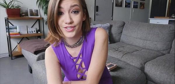  Teen Riley Mae makes it up to stepbro for not hanging out